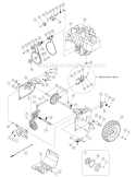 Page B Diagram and Parts List for 31AE6GLF801 2005-2 Yard Man Snow Blower